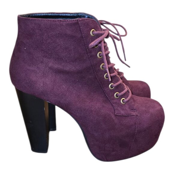 SPEED LIMIT 98 Platform Ankle Booties sz 7.5 - Picture 3 of 7